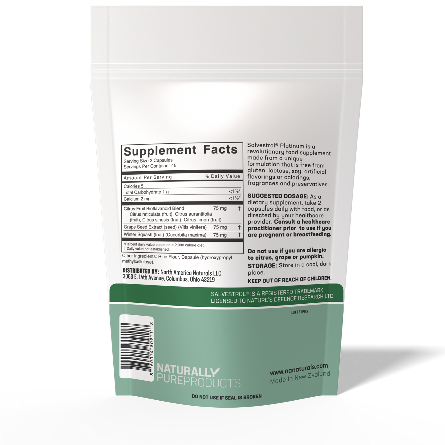 Salvestrol Platinum 90 Capsules