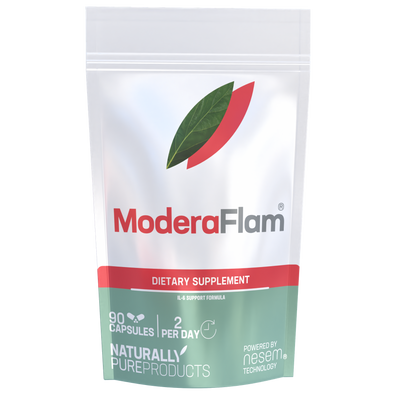 Moderaflam capsules pack, front
